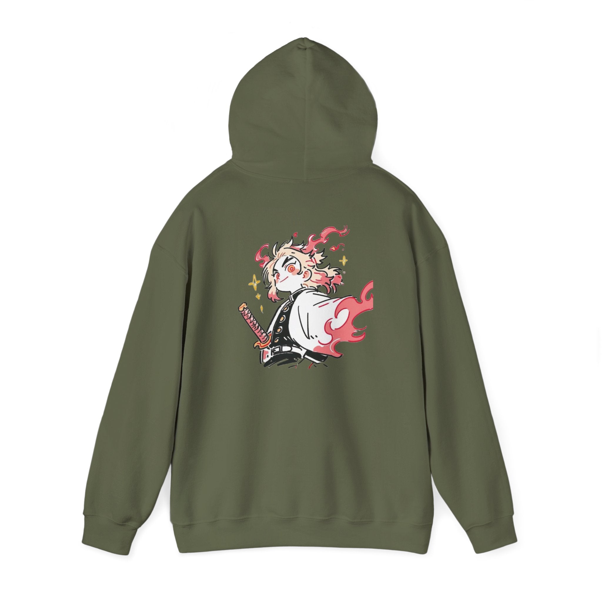 Chibi Character Hoodie - Rengoku