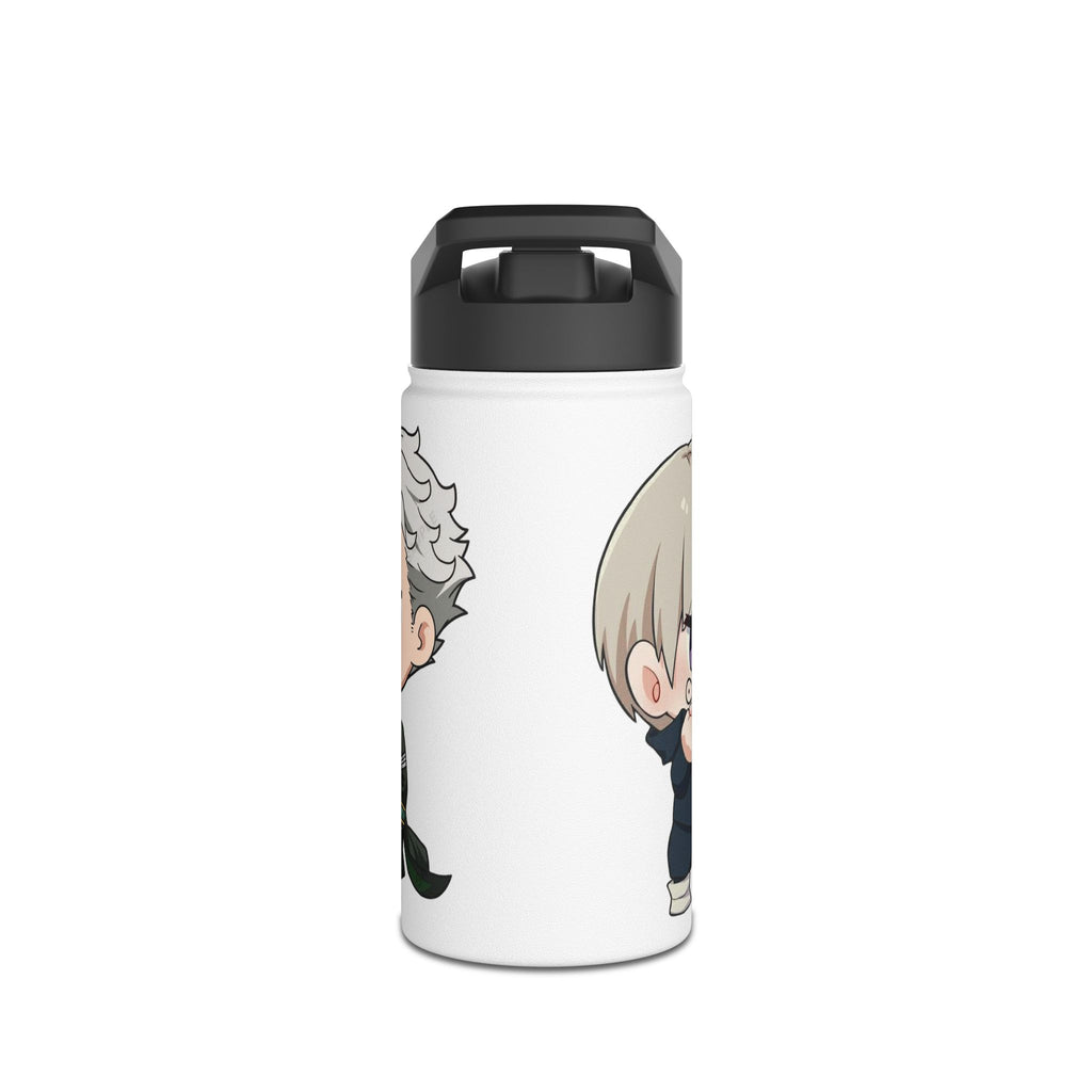 Chibi Character Stainless Steel Water Bottle - Cute, Eco-Friendly, Gift for Fans, Hydration, Travel Companion