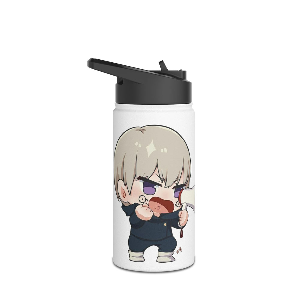 Chibi Character Stainless Steel Water Bottle - Cute, Eco-Friendly, Gift for Fans, Hydration, Travel Companion